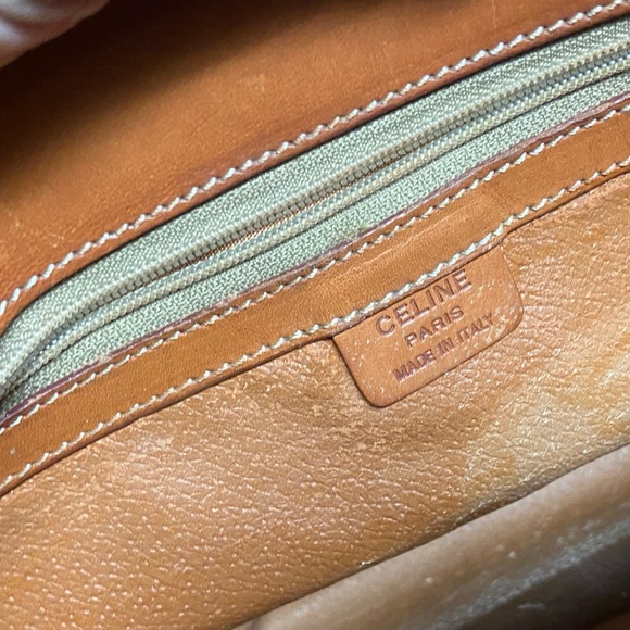 Celine Brown Macadam Handbag 10in x 12in x 4.5in (GM) - Picture 14 of 16